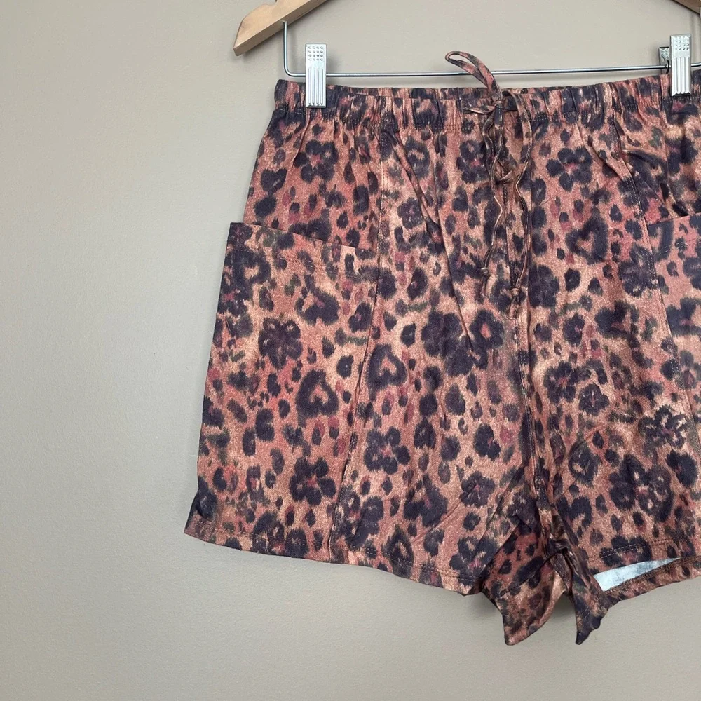 {Free People Intimately} Early Morning Cotton Shorts Pajamas in Natural Combo